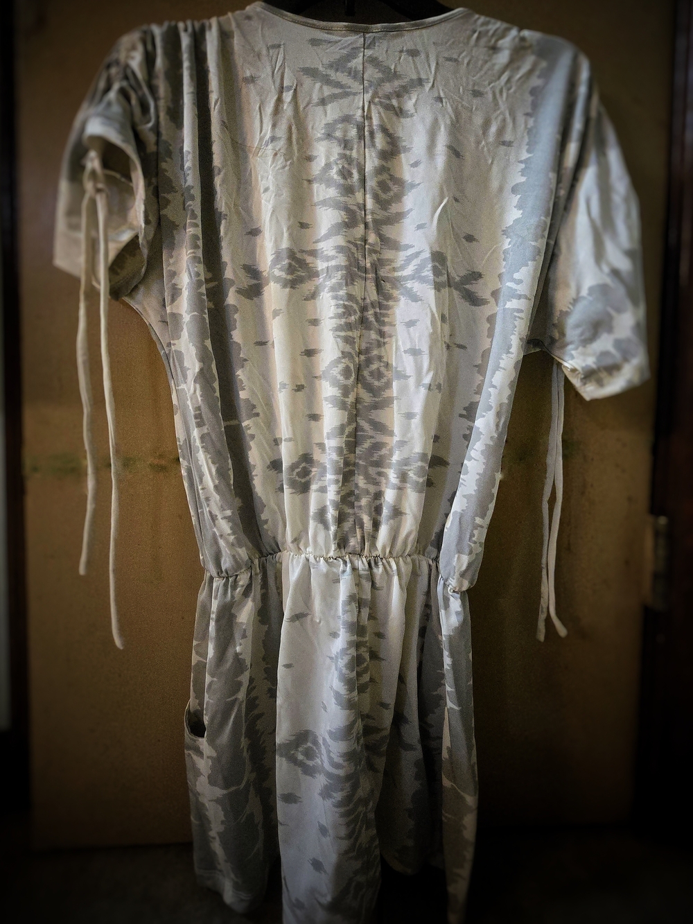 INC International Concepts Light Gray Surplice Romper - Picture 2 of 6